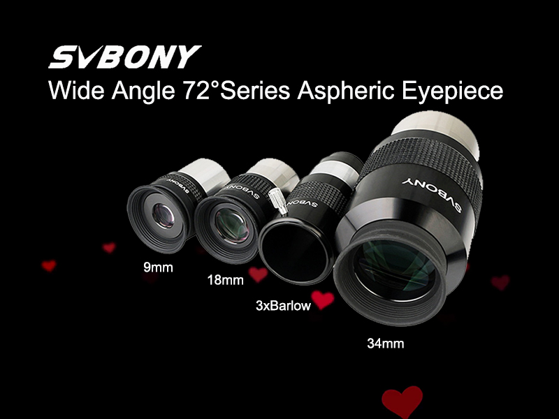 New 72 Degree Wide Angle Aspheric Eyepiece 